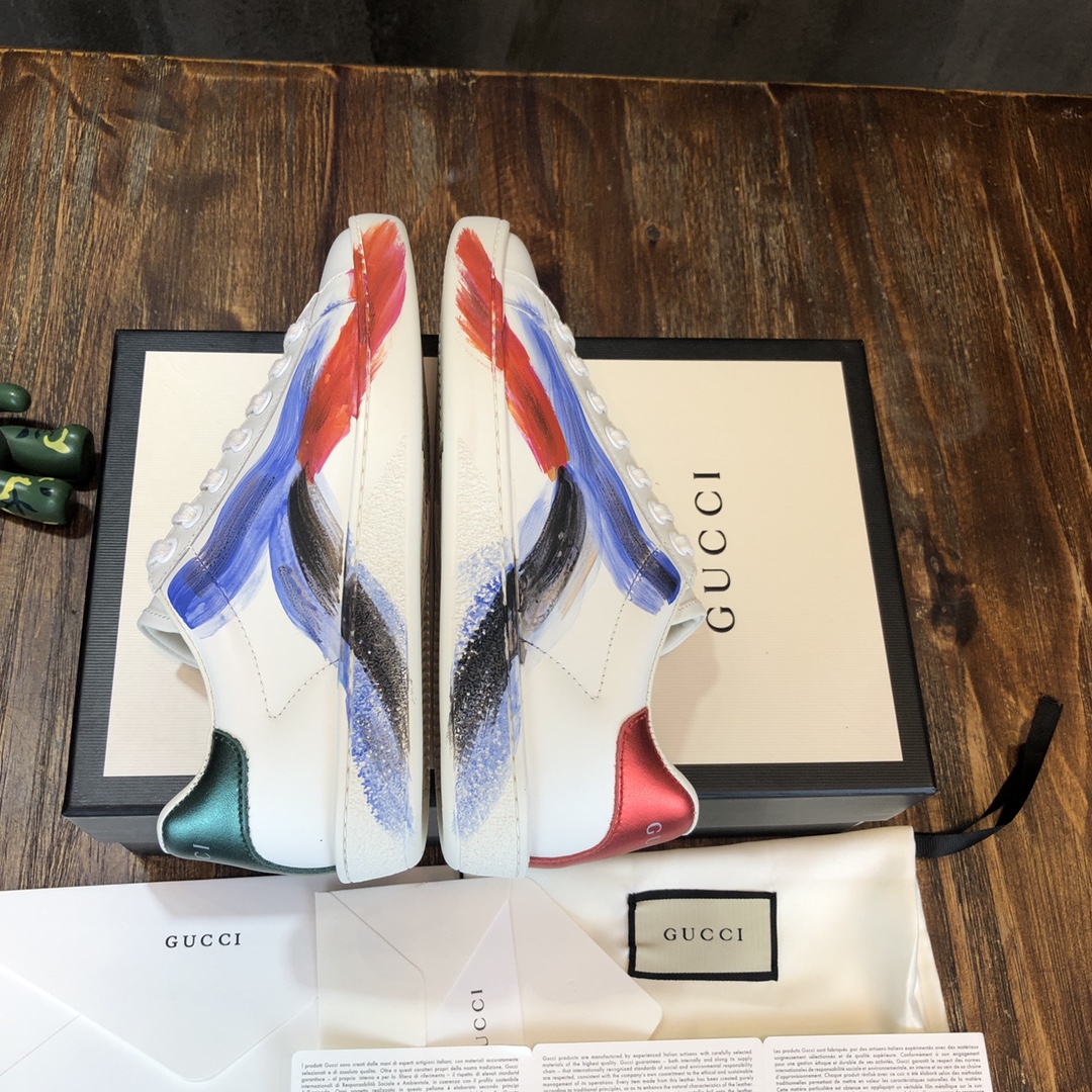 Gucci Ace embroidered sneaker 46 - vstockx