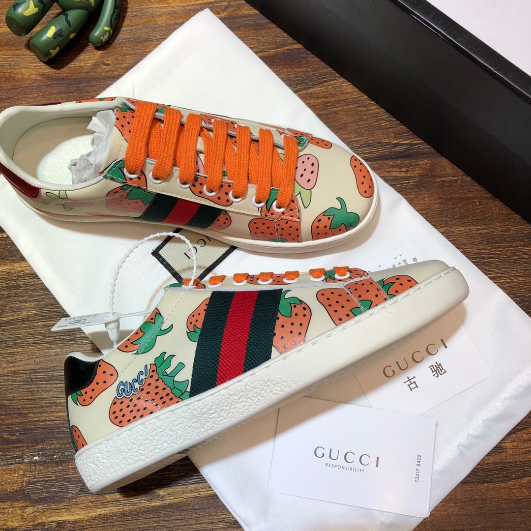 Gucci Ace Strawberry (W) - vstockx