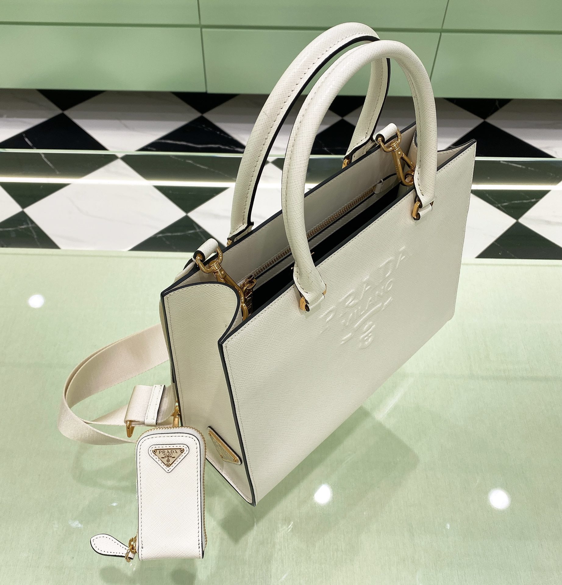 handbags prada 1BA337 size:28*22*9cm - vstockx