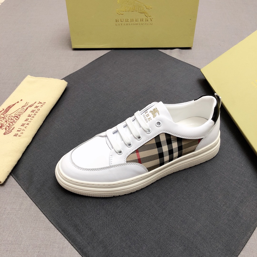 Burberry Perforated Check Sneaker 41 - vstockx