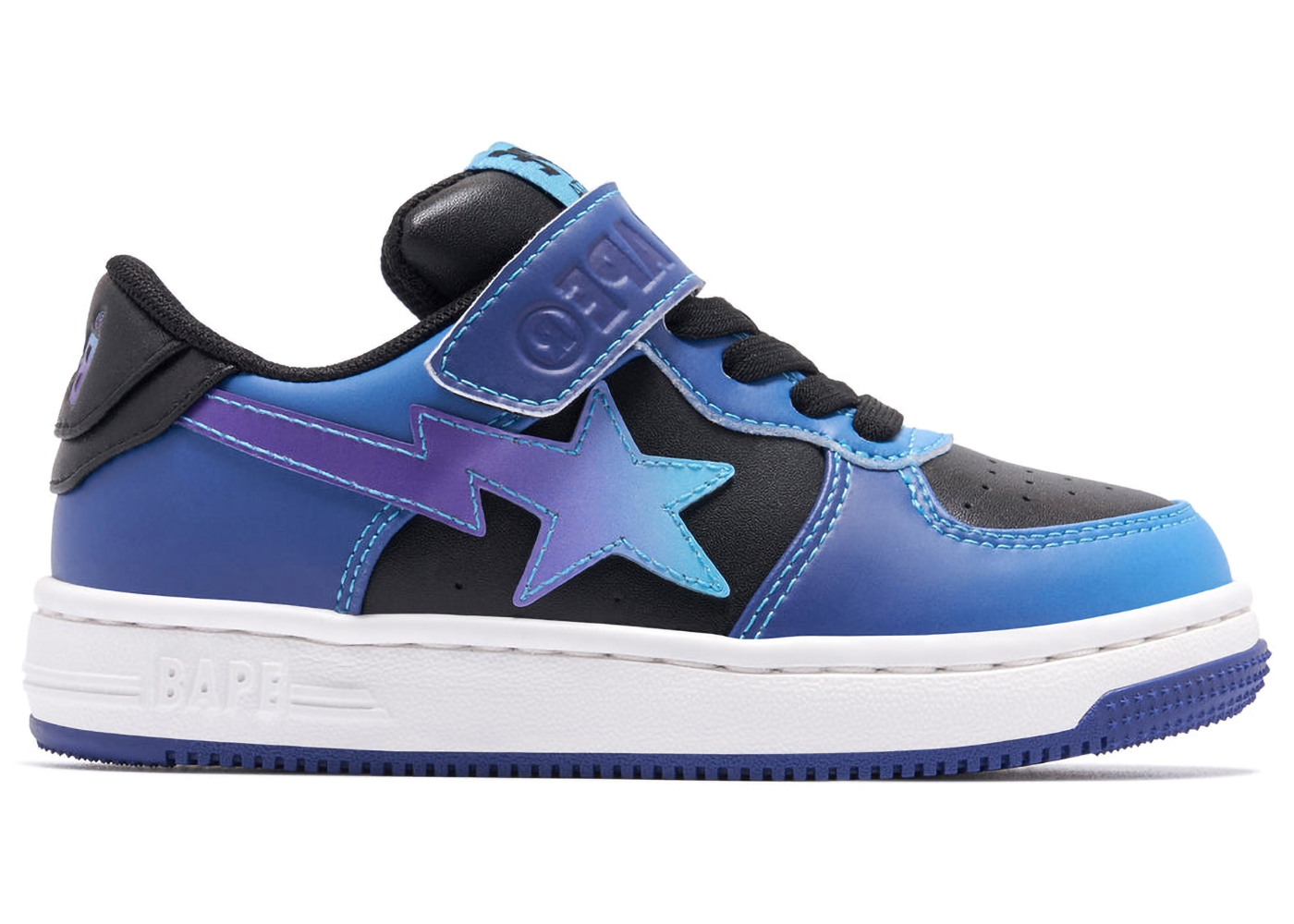 A Bathing Ape Bape Sta Blue Gradation (Kids) - vstockx