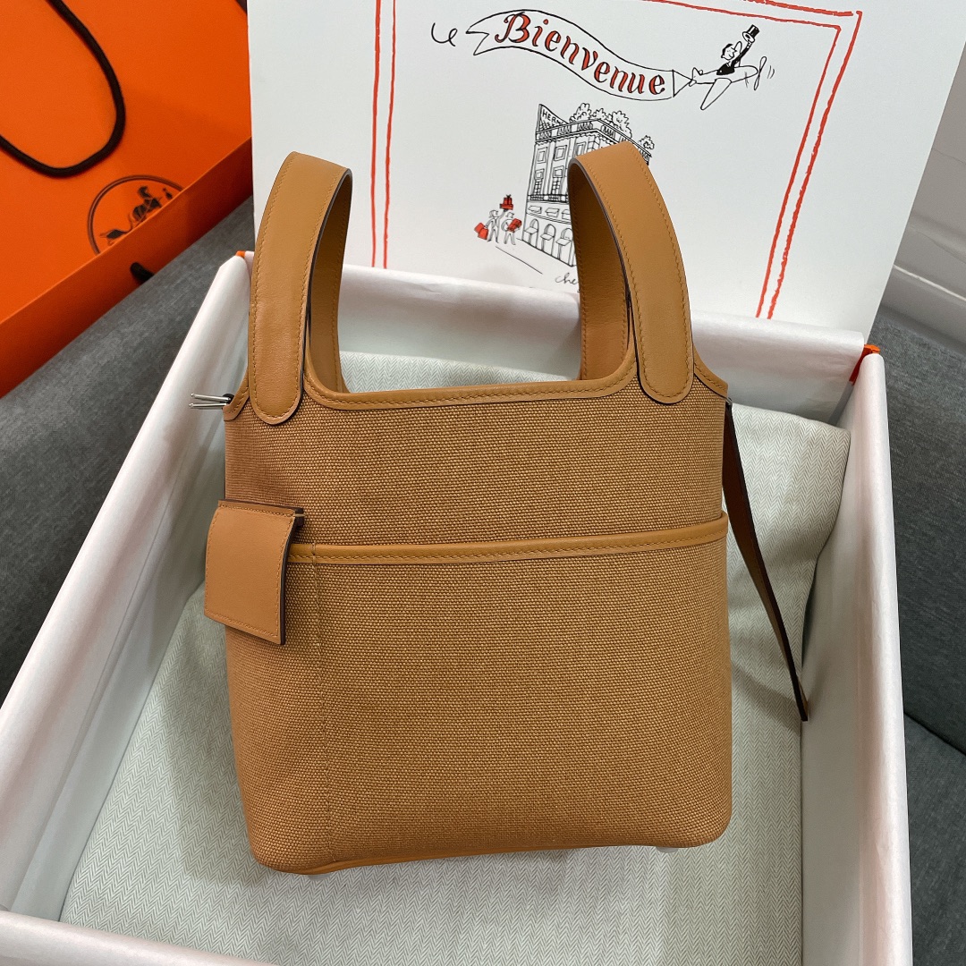 Handbags Hermes cargo picotin size:18 cm - vstockx