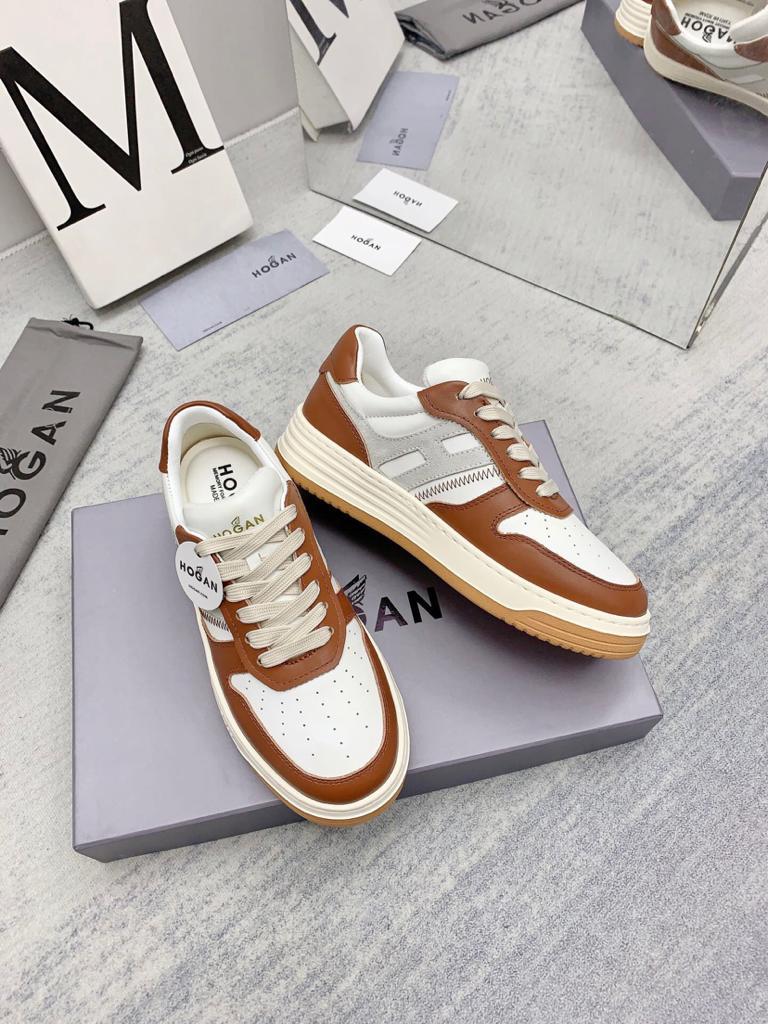 Hogan H630 White Grey Brown - vstockx