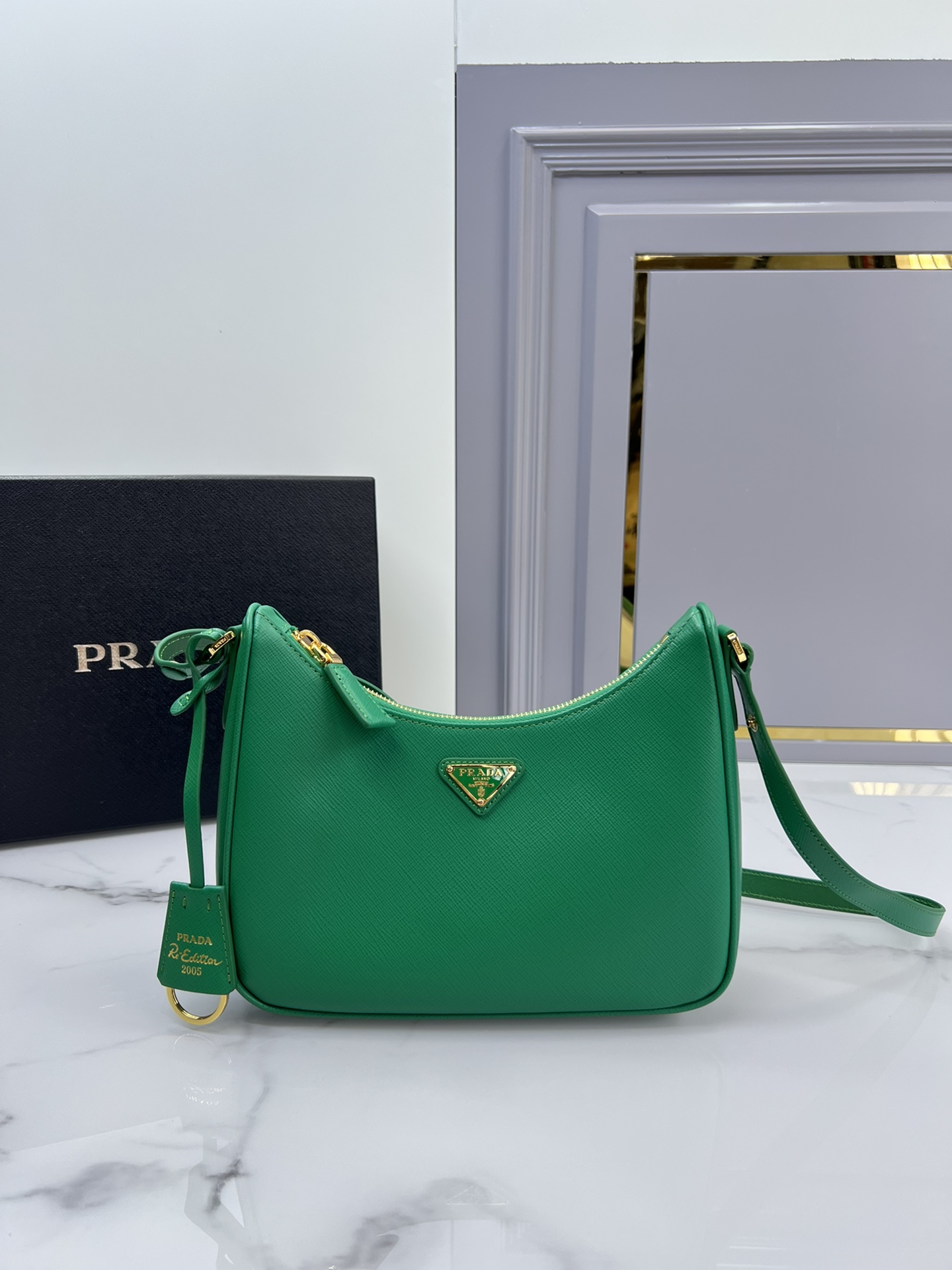handbags prada Hobo 1BC204 Size:22*18*6cm - vstockx