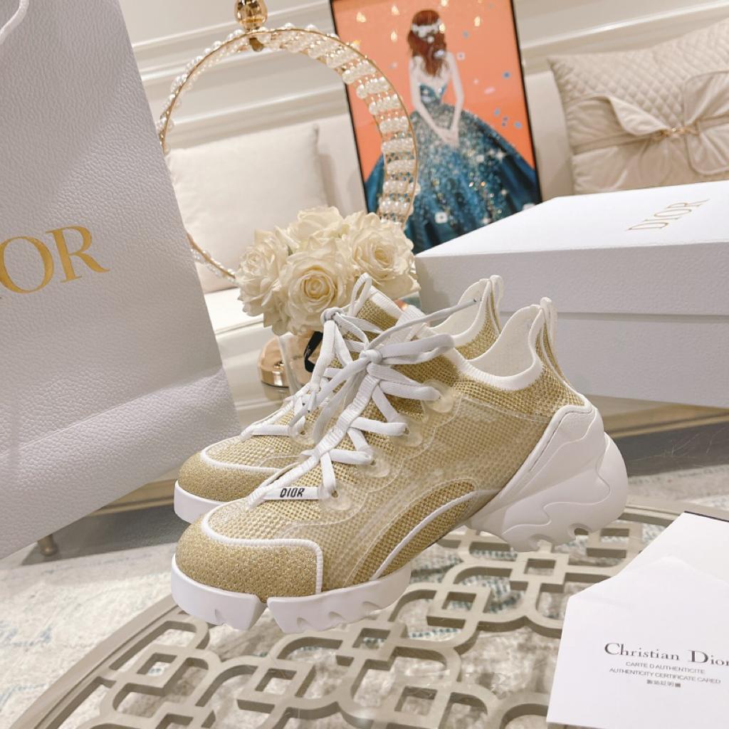 Dior D-Connect Gold-Tone White (W) - vstockx