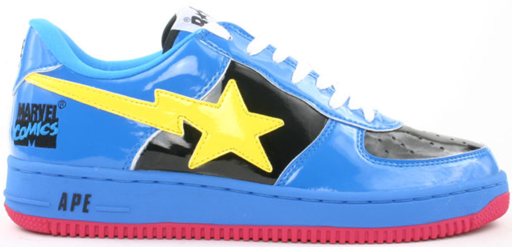 A Bathing Ape Bape Sta Low Marvel Comics Cyclops - vstockx