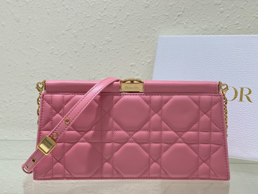 Handbags Dior Caro Colle Noire 5166 size:27.5 x 14 x 4.5 cm - vstockx