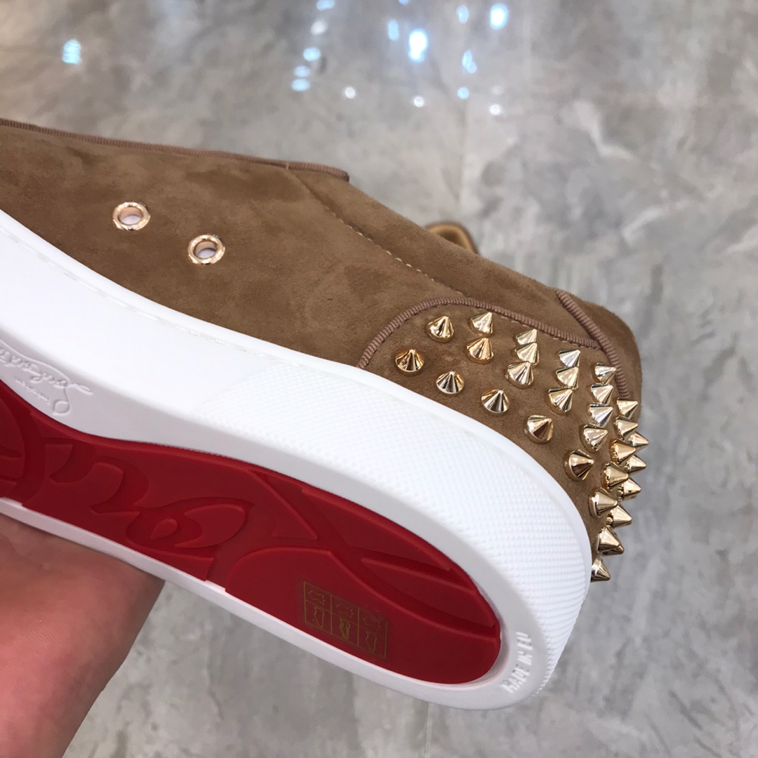 Christian Louboutin Louis Junior Spikes Orlato Flat Sneakers 51 - vstockx