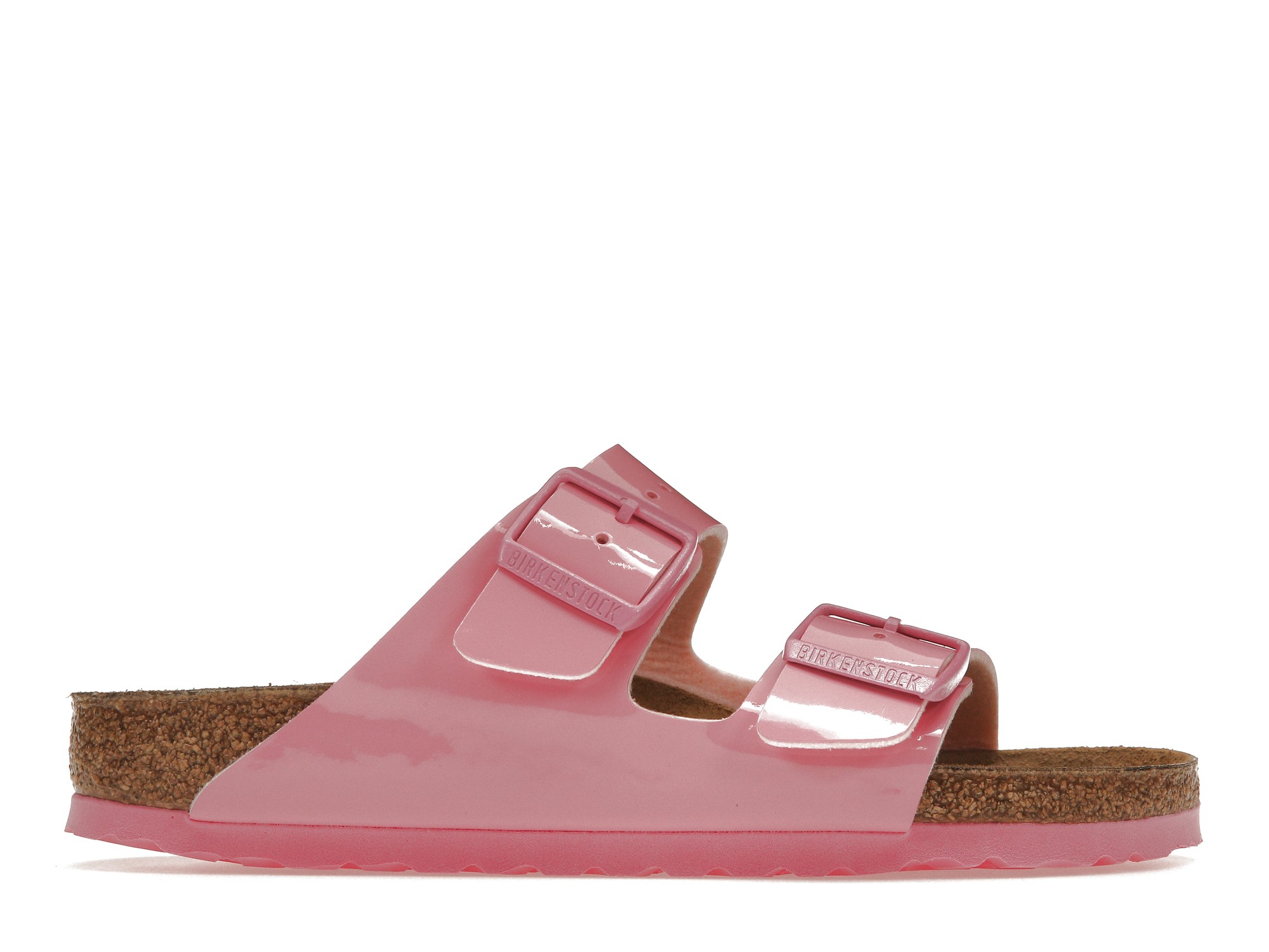 Birkenstock Arizona Birko-Flor Patent Candy Pink (Women's) - vstockx