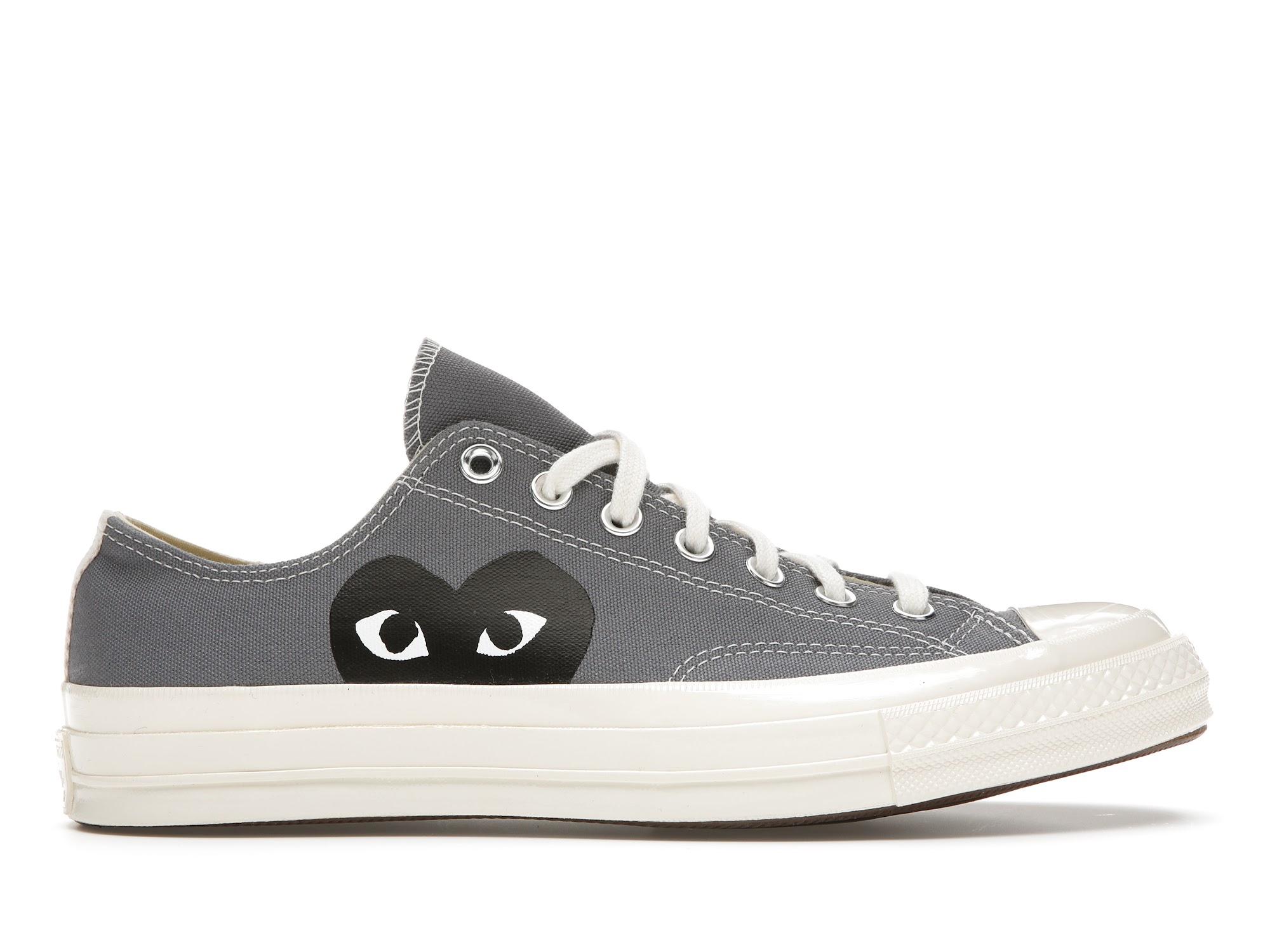 Converse Chuck Taylor All-Star 70s Ox Comme des Garcons PLAY Grey - vstockx