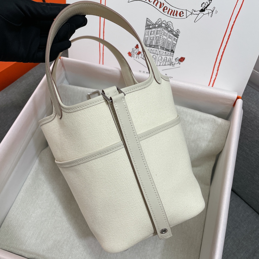 Handbags Hermes cargo picotin size:18 cm - vstockx