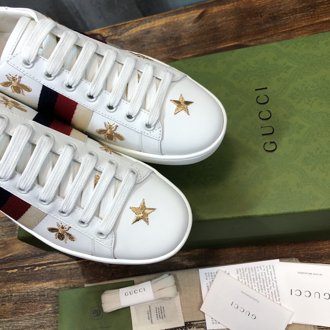 Gucci Ace Bees and Stars - vstockx