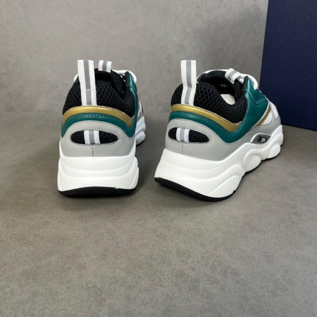 Dior B22 White Black Green Gold - vstockx