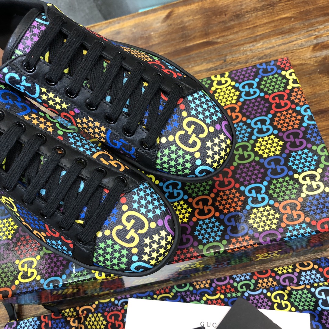 Gucci Psychadelic Ace Black Multi - vstockx