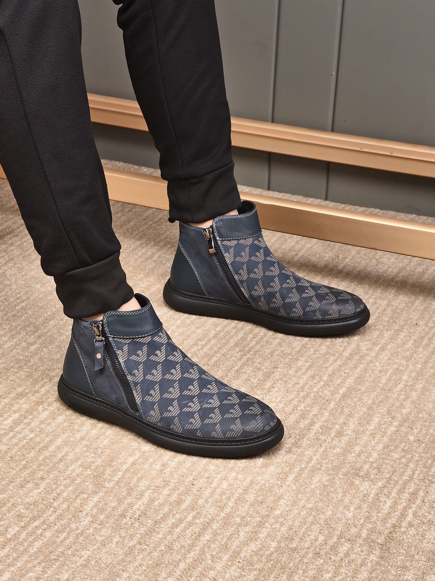 Armani High Top Sneaker 4 - vstockx