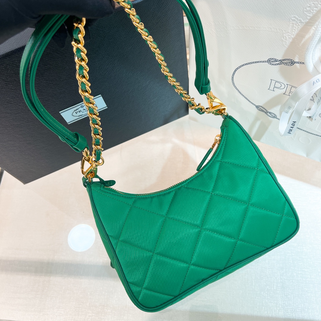 handbags prada Hobo 1BC204 Size:22*18*6cm - vstockx