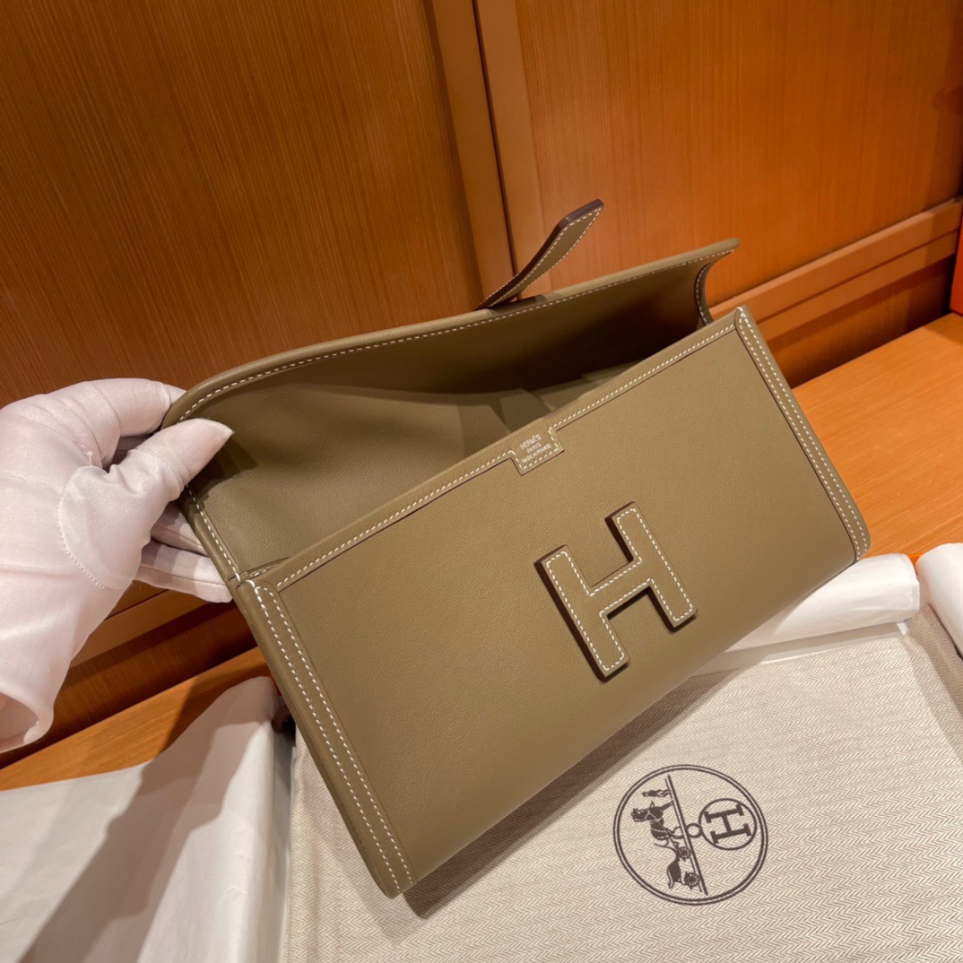Handbags Hermes Jige Elan 29 Clutch size:18 cm - vstockx