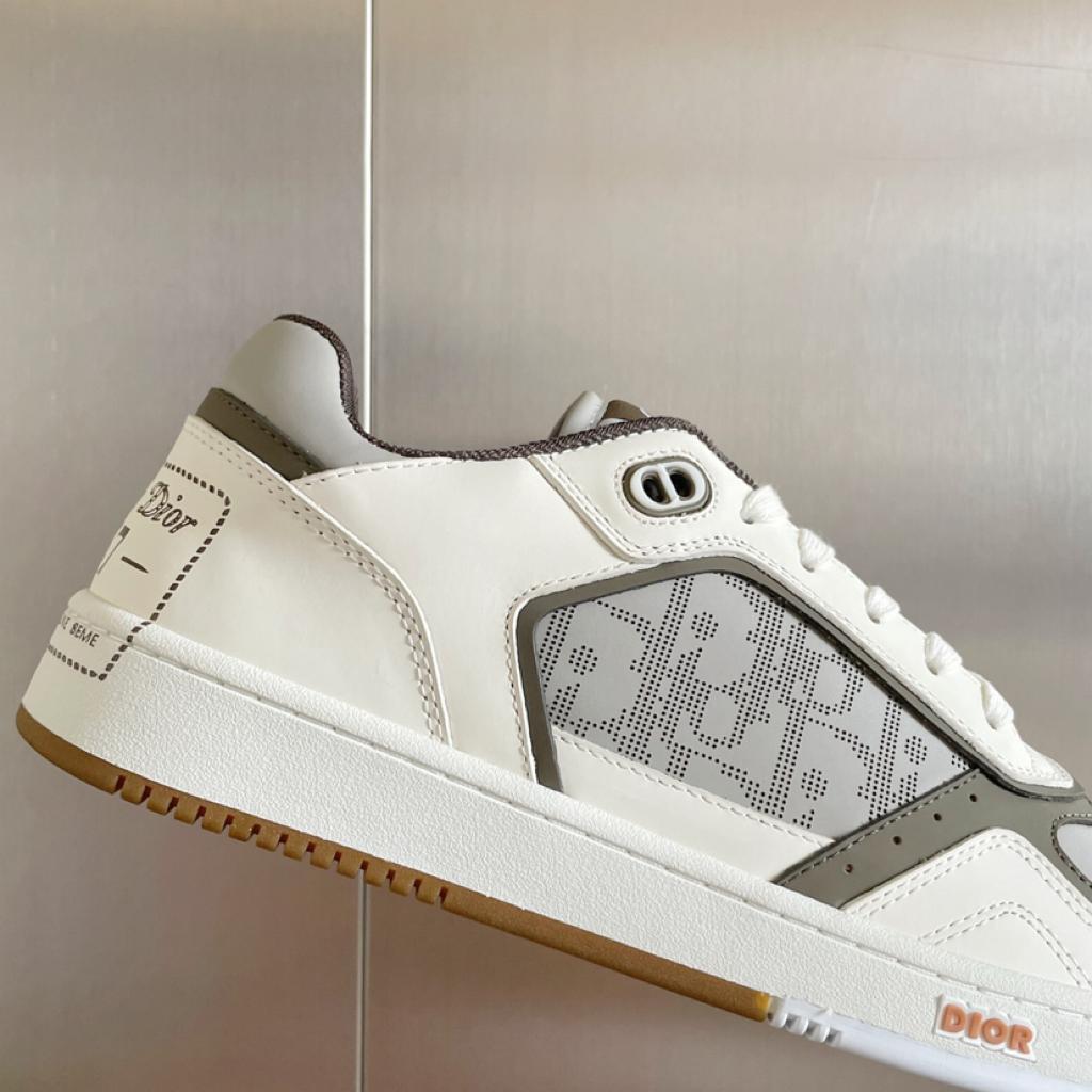 Dior B27 Low by Birkenstock Cream Greige Greige Dior Oblique - vstockx