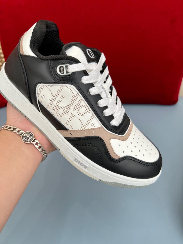 Dior B27 Low Black White Beige Oblique Galaxy - vstockx