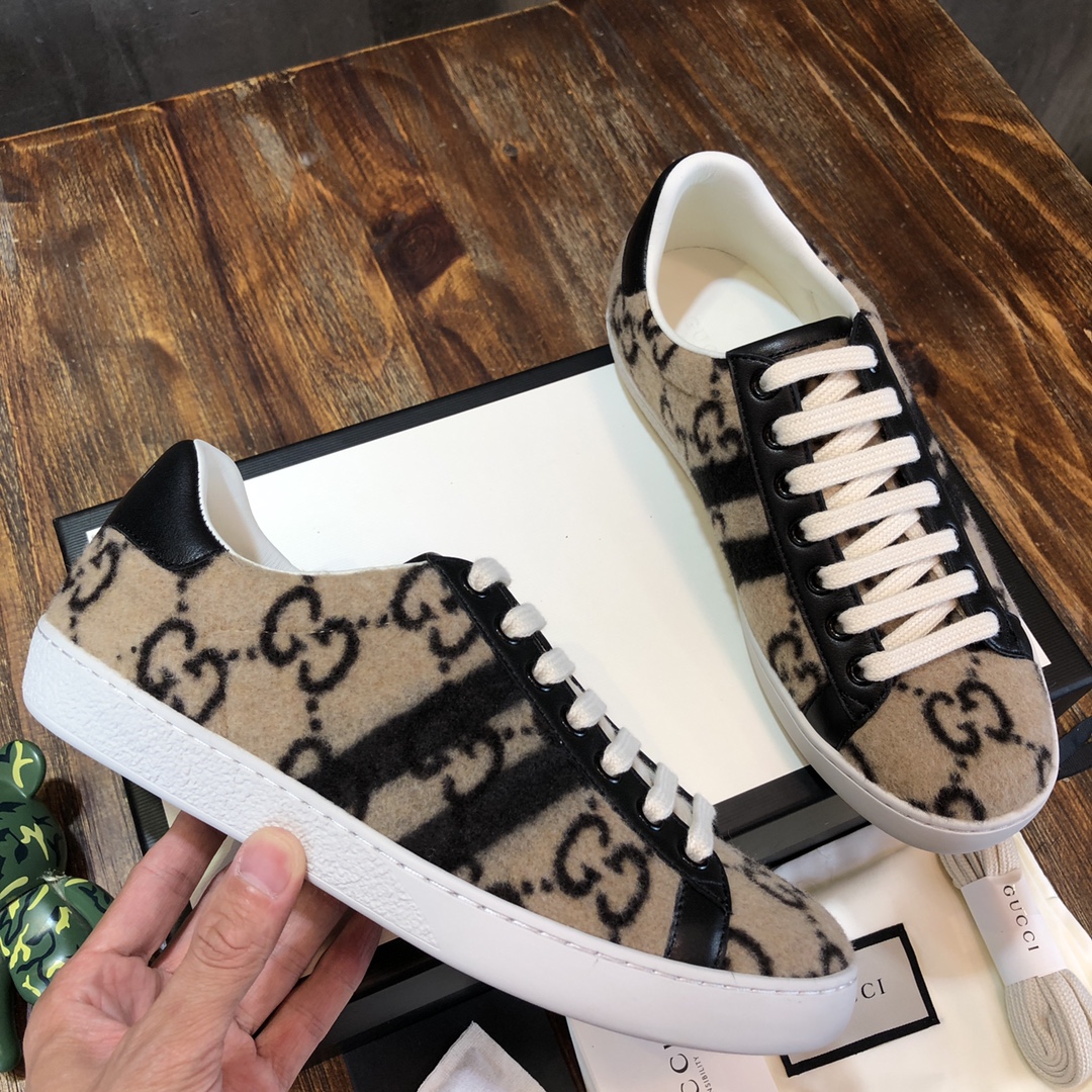 Gucci Ace Cream Wool (W) - vstockx
