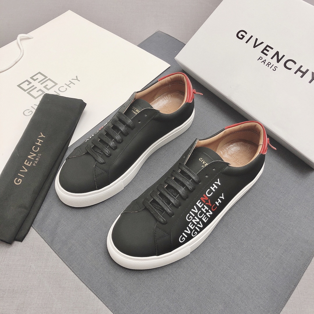 Givenchy Urban Street Logo-print Leather Sneakers 45 - vstockx