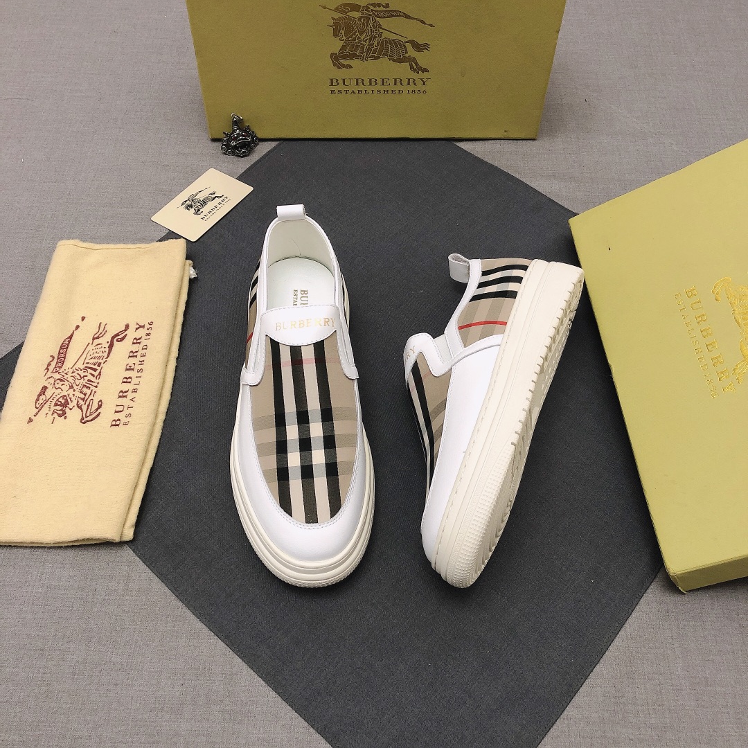 Burberry Perforated Check Sneaker 38 - vstockx