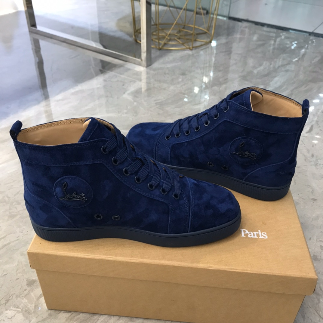 Christian Louboutin Louis Junior Spikes Orlato Flat Sneakers 47 - vstockx