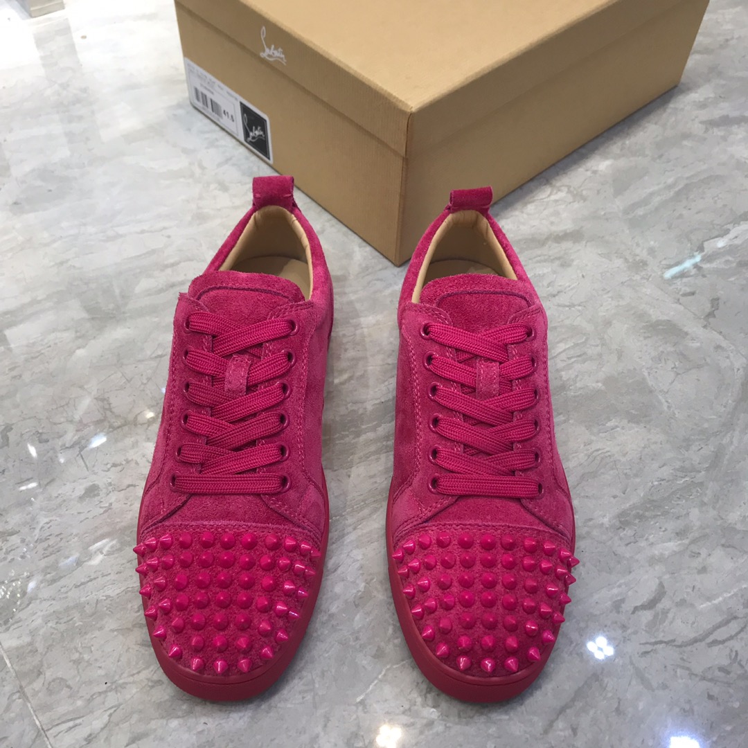 Christian Louboutin Louis Junior Spikes Orlato Flat Sneakers 67 - vstockx