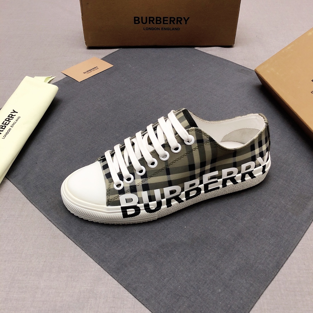 Burberry Perforated Check Sneaker 12 - vstockx