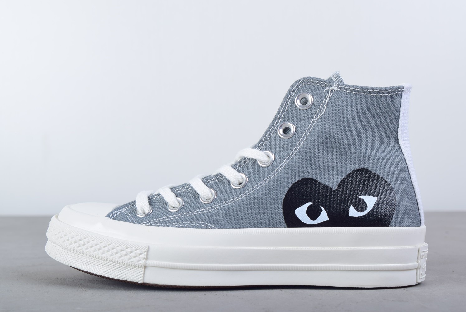 Converse Chuck Taylor All-Star 70s Hi Comme des Garcons PLAY Grey - vstockx