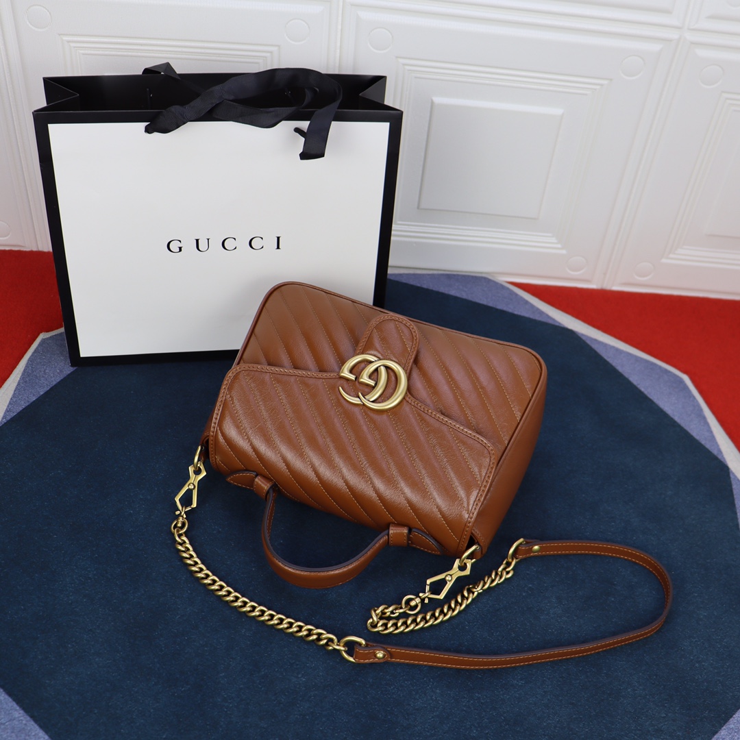 Handbag Gucci 498110 size 26.5X19.5X11 cm - vstockx