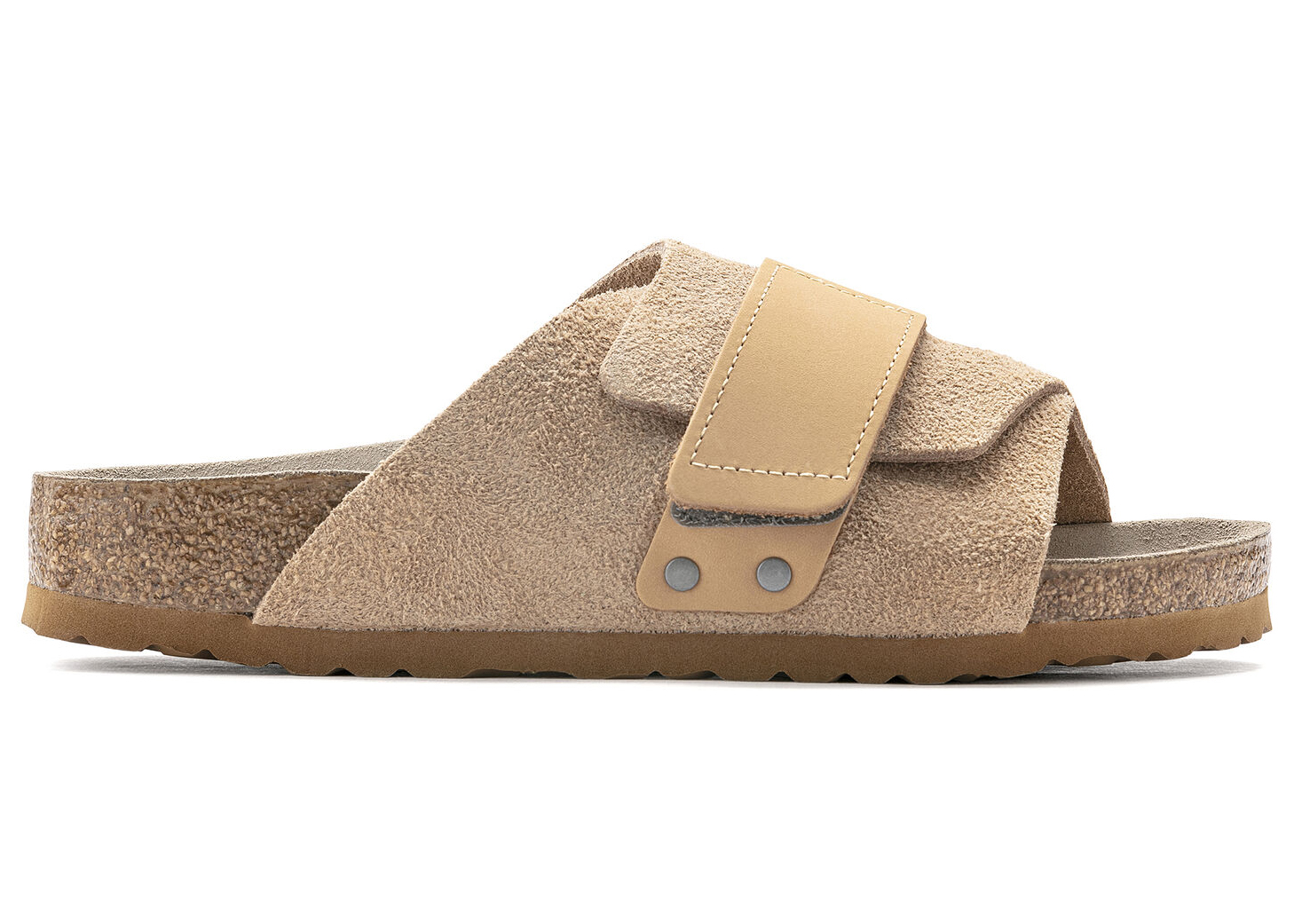 Birkenstock Kyoto Nubuck Suede Clay - vstockx