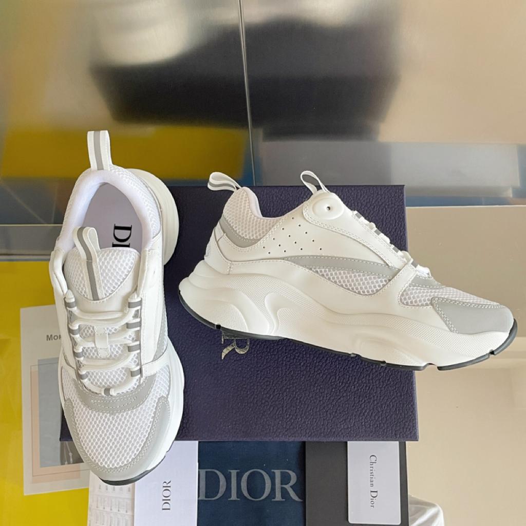 Dior B22 White Silver - vstockx