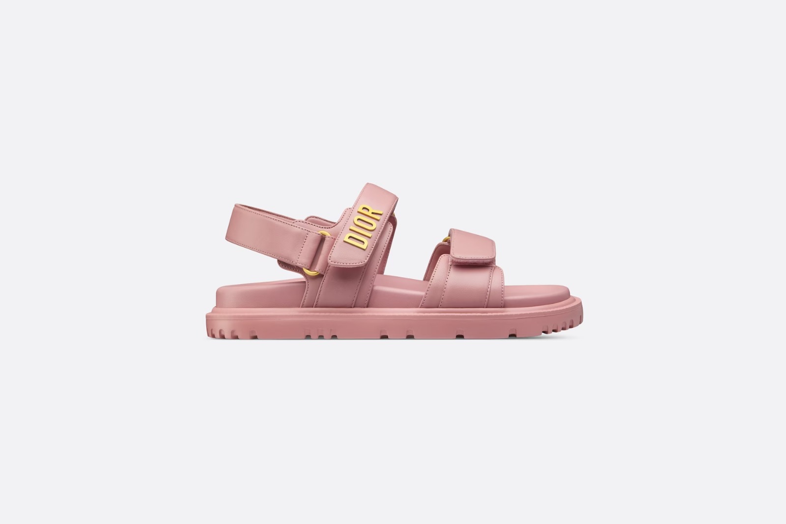 DIOR DIORACT SANDAL Pink Lambskin - vstockx