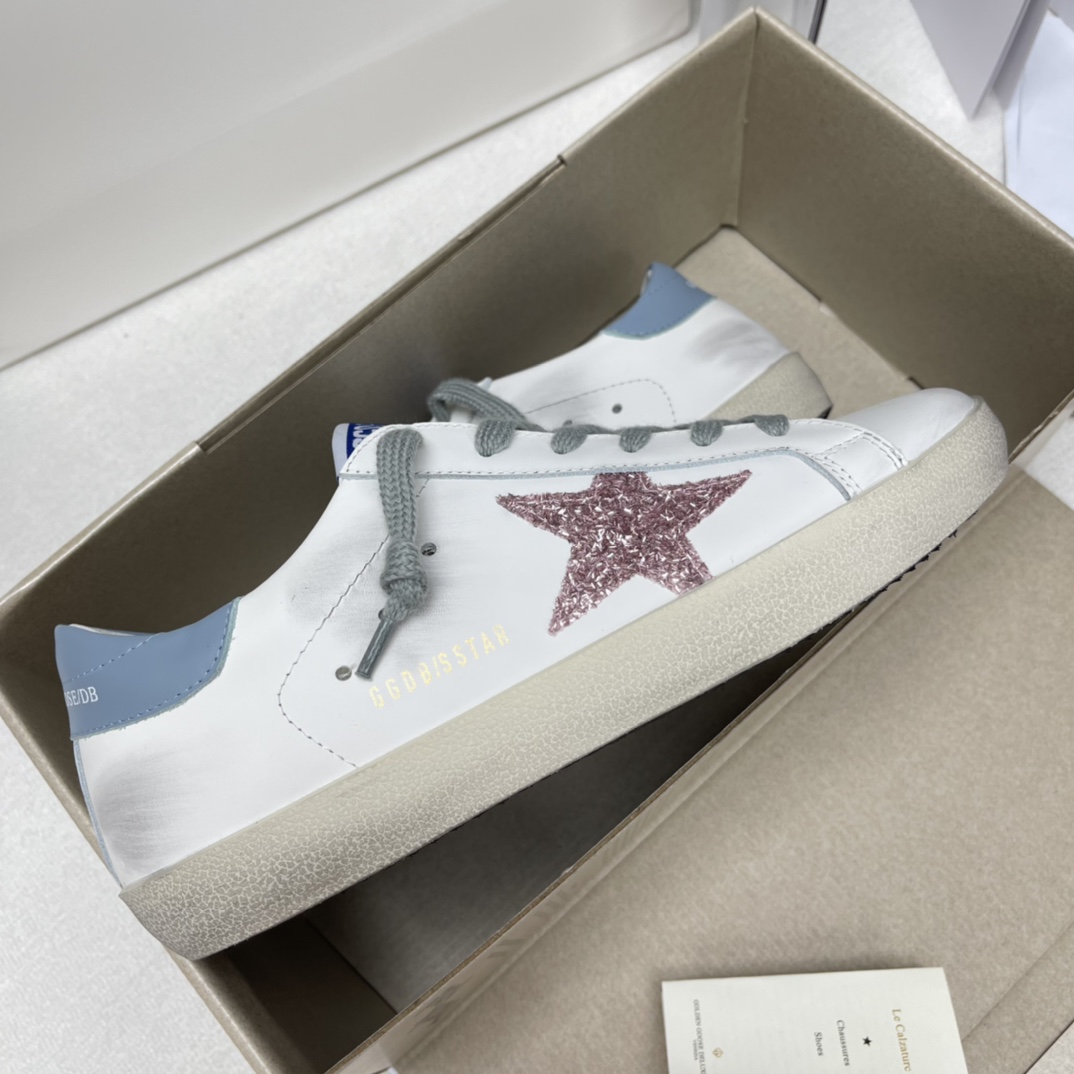Golden Goose Superstar distressed-finish sneakers 31 - vstockx