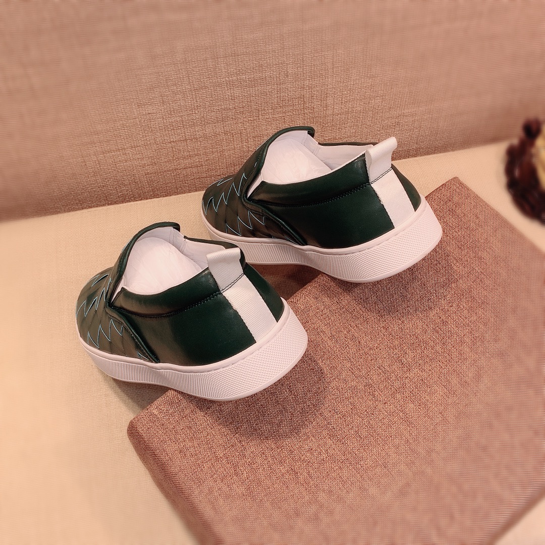 Bottega Veneta Intrecciato Leather Loafers 4 - vstockx