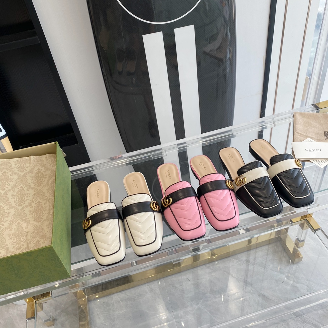 Gucci Leather slipper Women 9 - vstockx