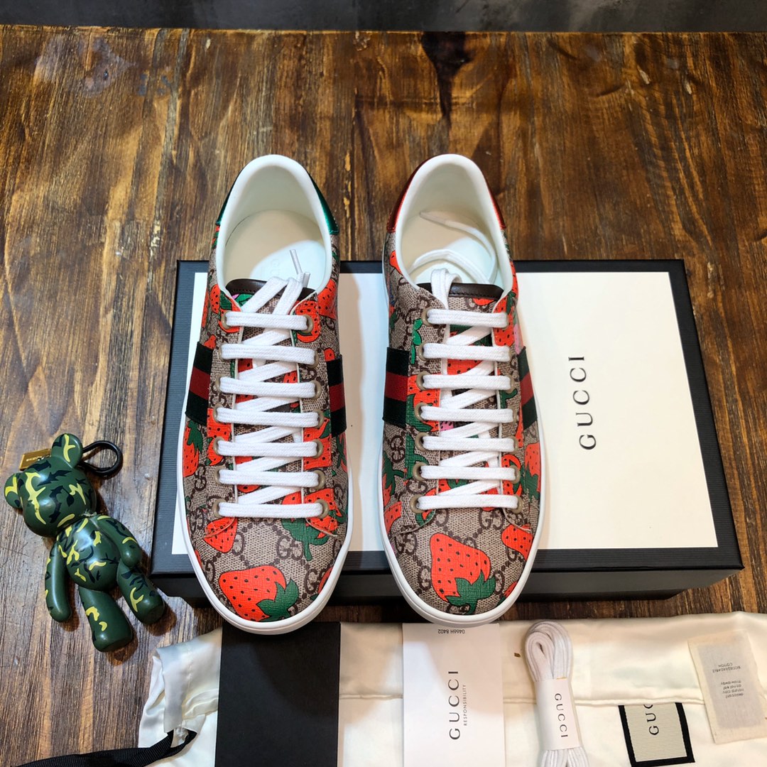 Gucci Ace Strawberry - vstockx