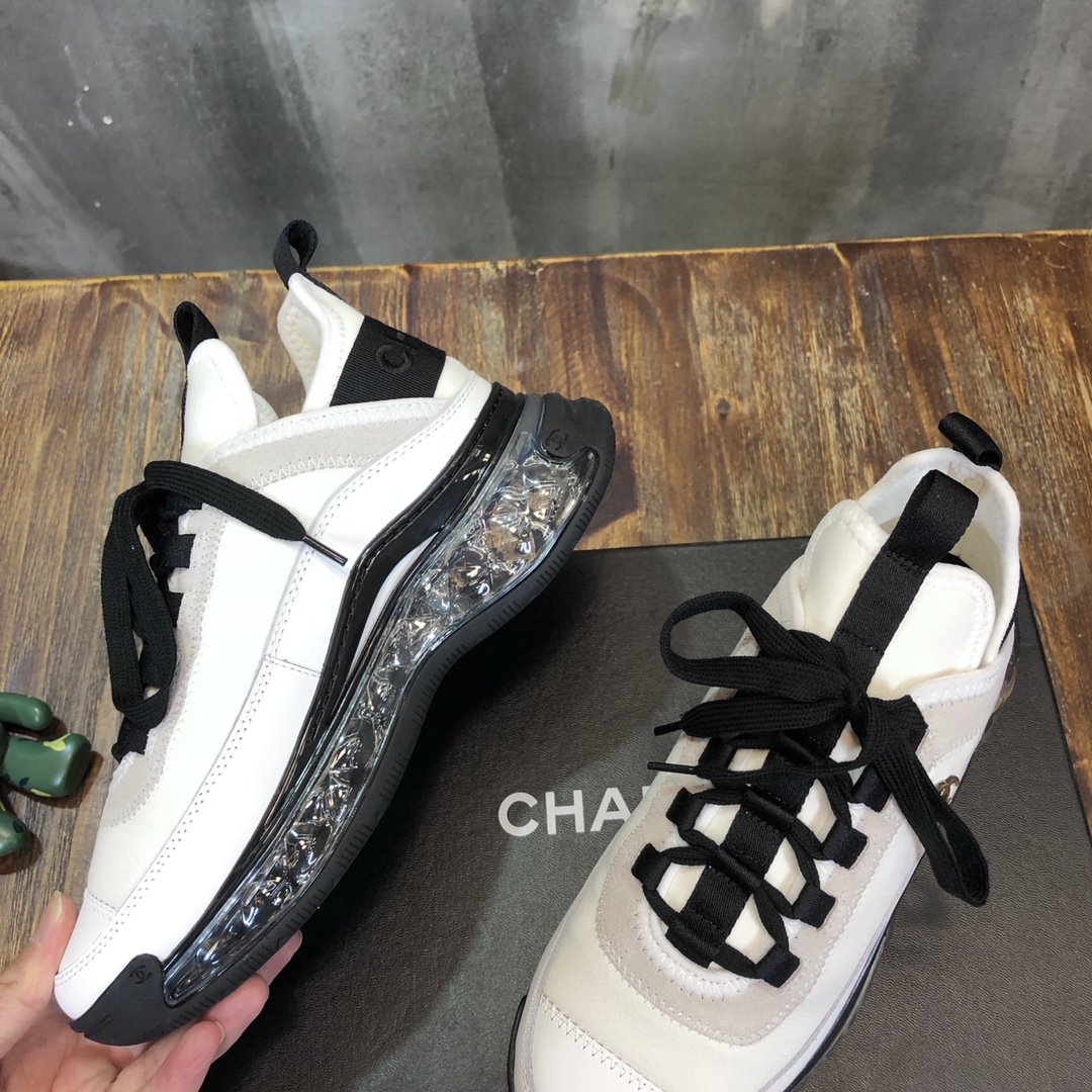 Chanel Fabric & Suede Calfskin Low Top Sneaker 13 - vstockx