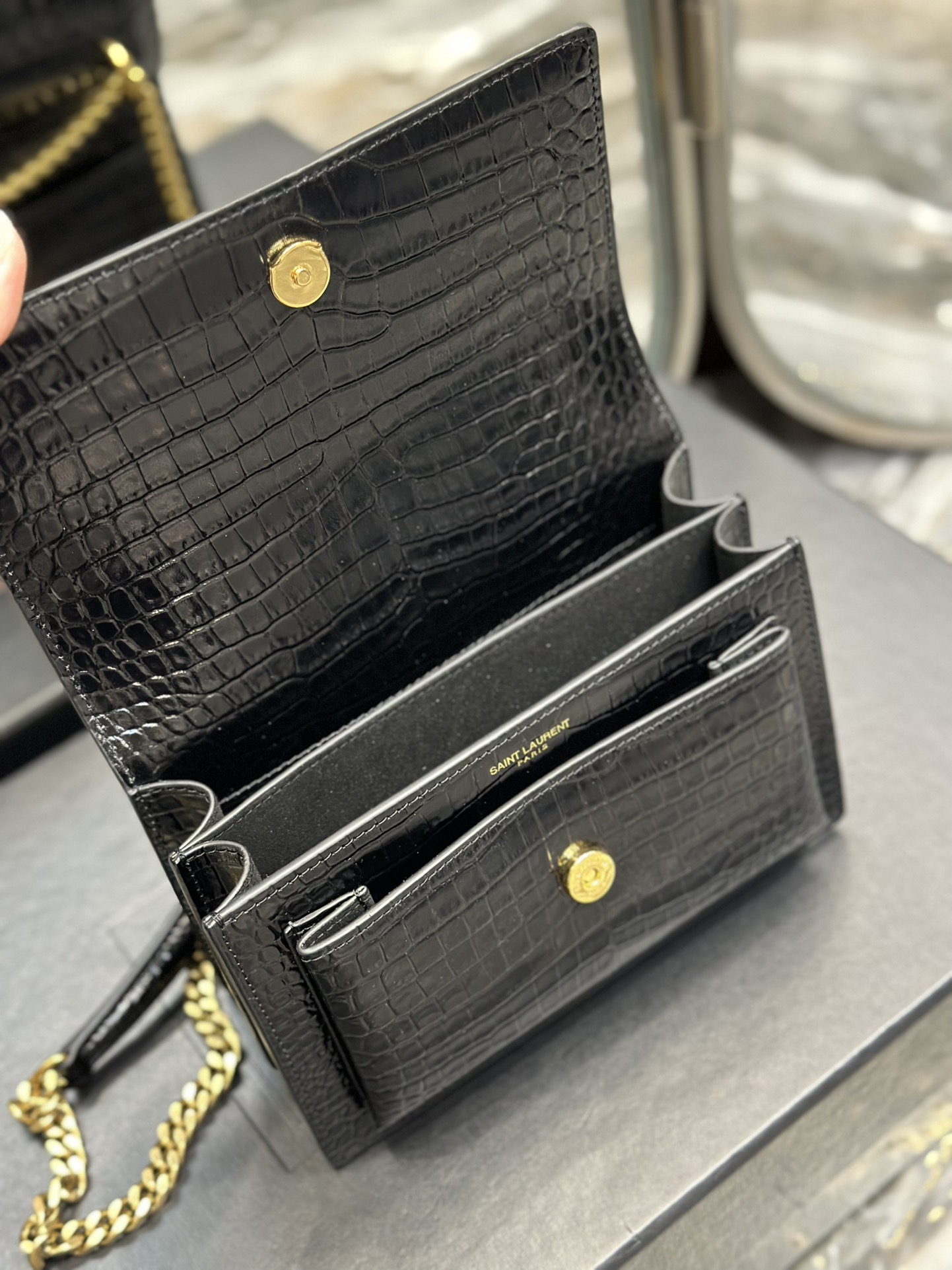 Handbags SAINT LAURENT 441972 size 19  13  8 cm - vstockx