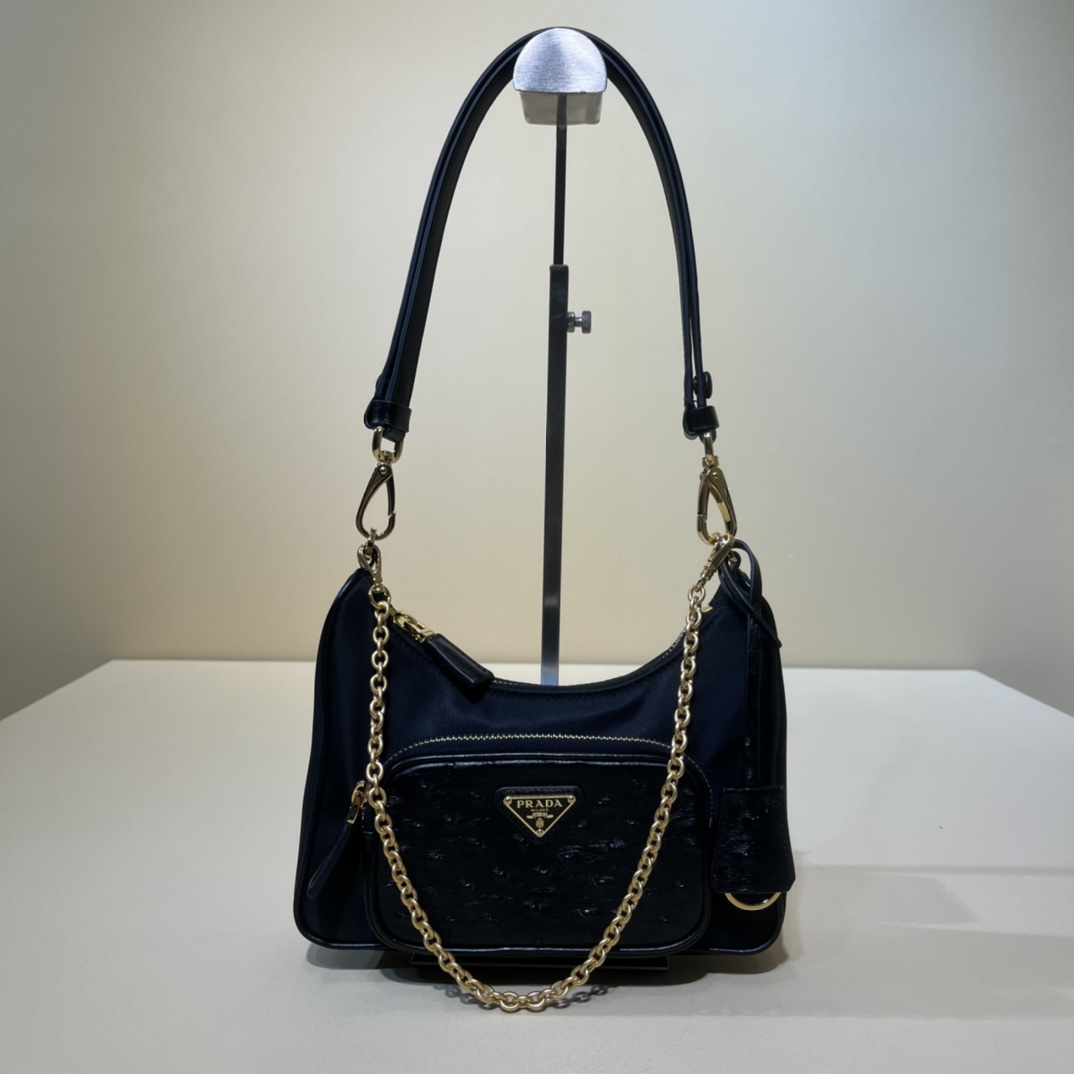 Handbags Prada 1BC198 size:22x19.5x6CM - vstockx