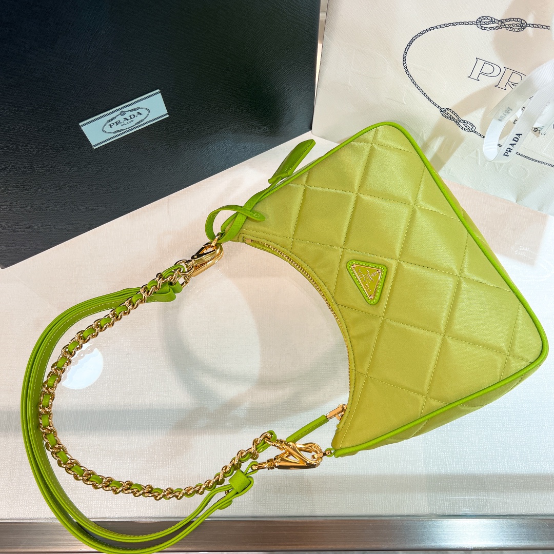 handbags prada Hobo 1BC204 Size:22*18*6cm - vstockx