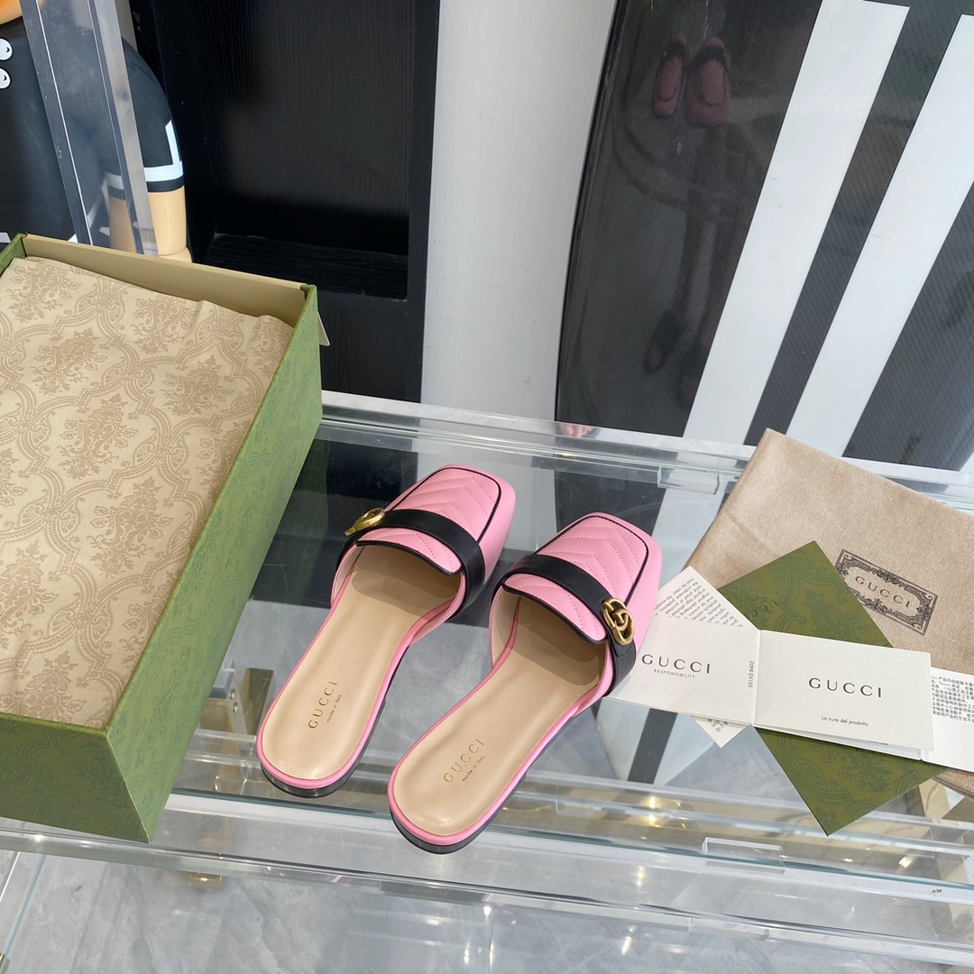 Gucci Leather slipper Women 9 - vstockx