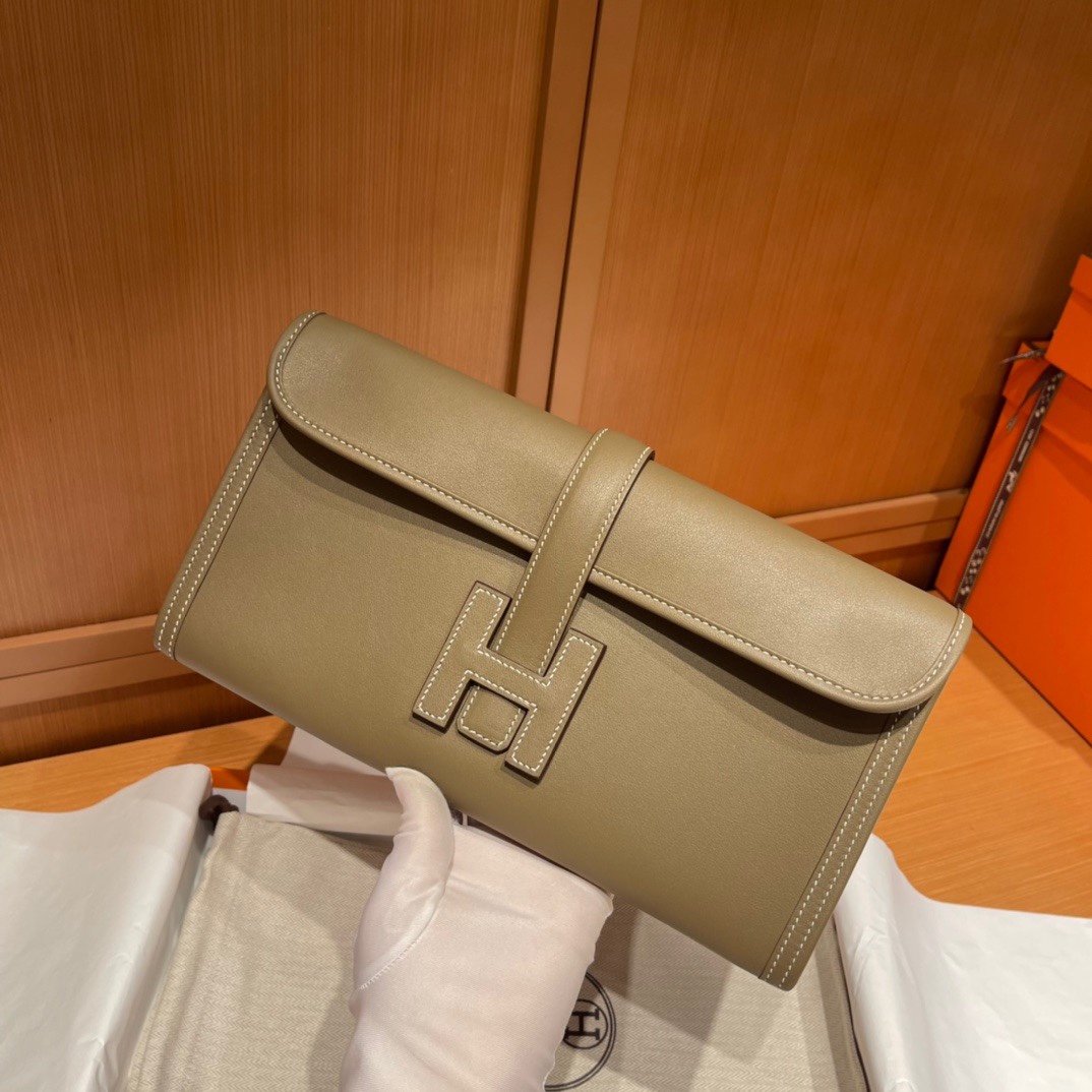 Handbags Hermes Jige Elan 29 Clutch size:18 cm - vstockx