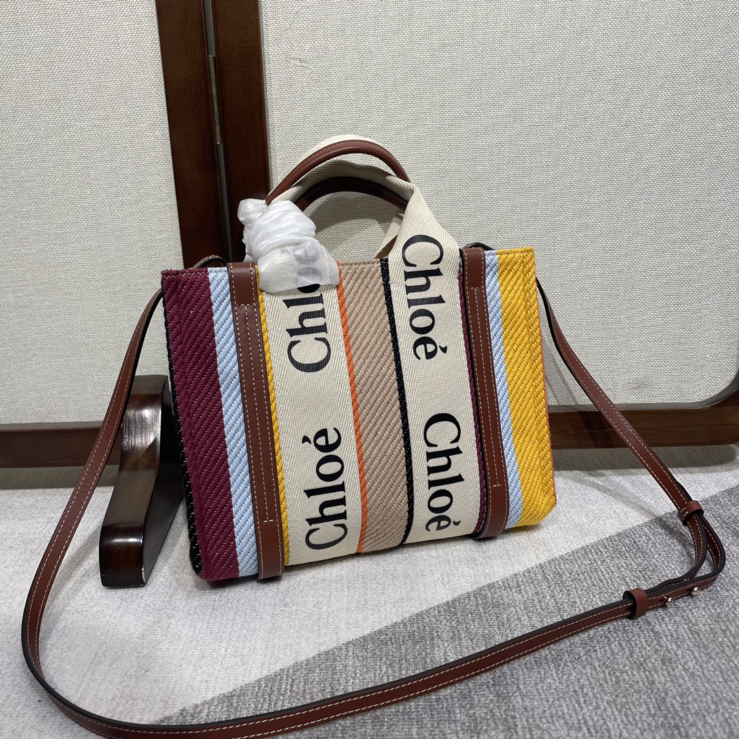 Handbags Chloe Woody 6051 size:26*20*8 cm - vstockx