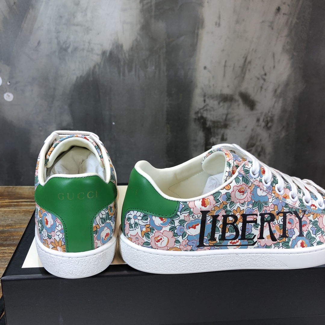 Gucci Ace Liberty Floral - vstockx