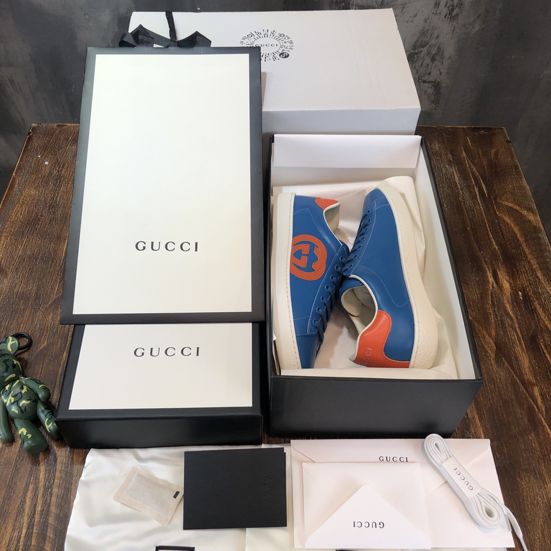 Gucci Ace Interlocking GG Teal - vstockx
