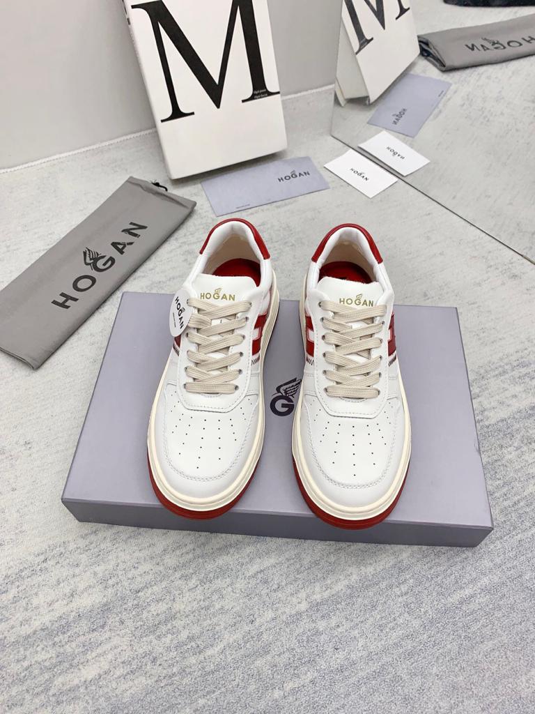 Hogan H630 White Red Grey - vstockx