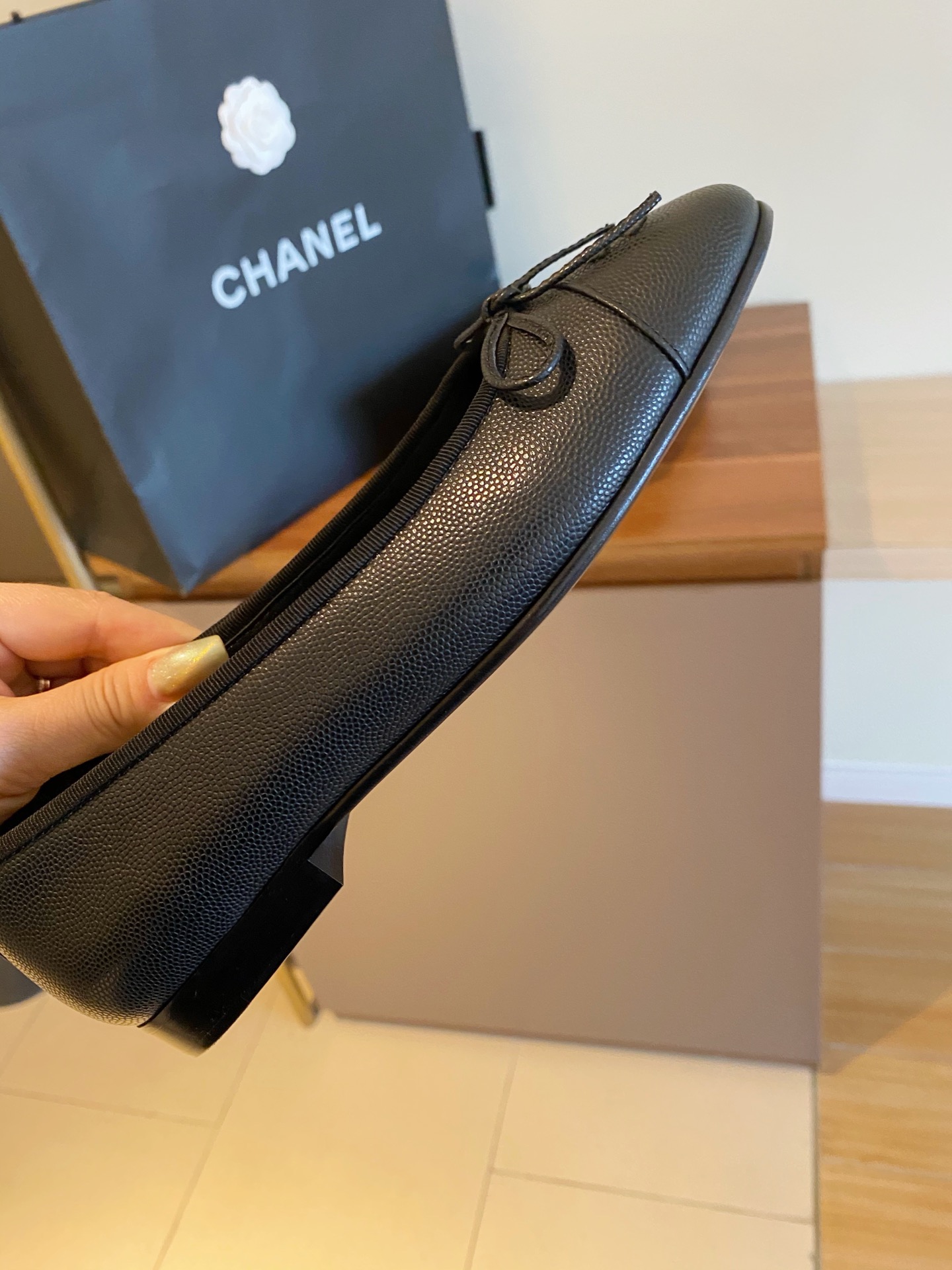 Chanel Ballerinas Fabric & Grosgrain 11 - vstockx