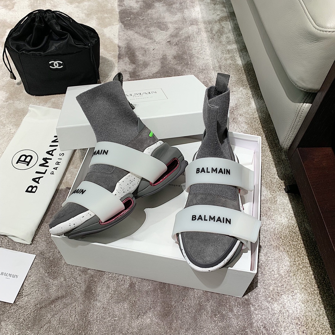 Balmain B-Bold trainers 28 - vstockx